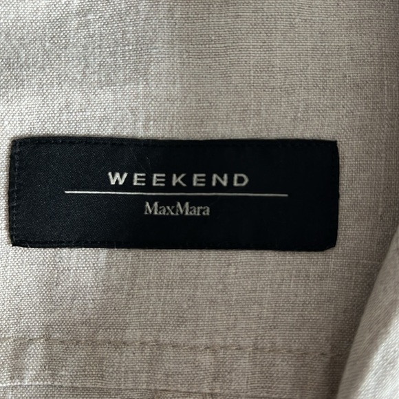 WEEKEND MAX MARA  LINEN JACKET - Picture 7 of 8